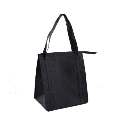 China Environmental protection Custom Men Women Fashion Eco-friendly Reusable Hot pressed Non-woven Waterproof Insulated Tote Cooler Bags for sale