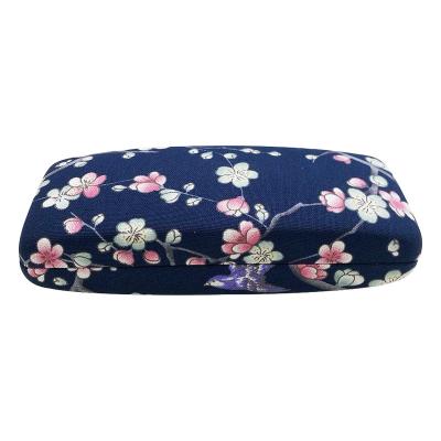 China Unique custom floral fabric hard case sunglasses case for sale