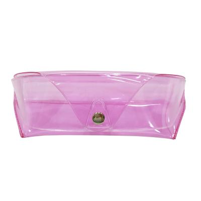 China Fashional Glasses Case Hot Selling Pink PVC Eyeglasses Case for sale