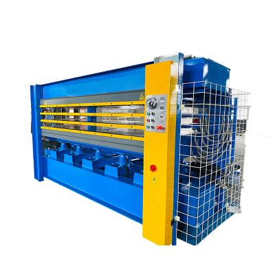 China Building Material Shops Automatic Wood Hot Press Melamine Laminating Machine for sale