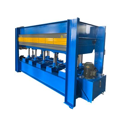 China Building Material Shops Door Laminating Wood Furniture Hot Press Machine 4*8ft Hot Press 200T Layers 5 Face Veneer Laminating Hot Press for sale