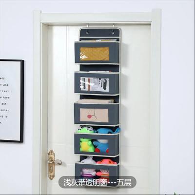 China Sustainable Chinese manufacture Door back hanging bag organizer hanging storage caddy box with 2 Sturdy Hooks for sale