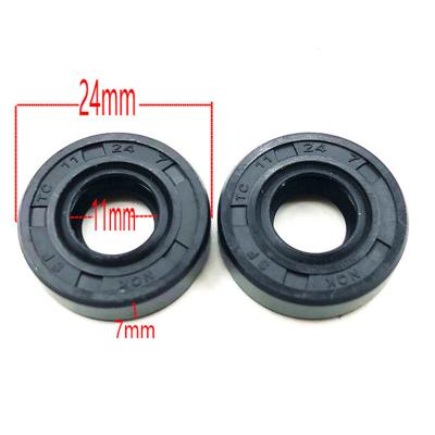 China 2PCS Rubber Shock Seals 14*22*5.8 16*24*5.5 Suspension Gasket For Dirt Bike ATV Motorcycle Scooter for sale