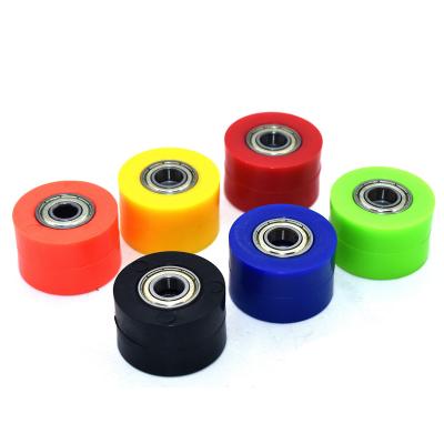 China 8mm Roller Tensioner M8 M10 Pulley Wheel Guide Motorcycle Dirt Bike Enduro Accessories 10mm M8 /M10 for sale