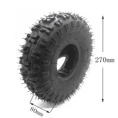 China 4.10/3.50-4 Mini ATV Quad Tire 4.10-4 Rubber Tire With Inner Tube For 47cc/49cc Electric Scooter Kid's Bike for sale