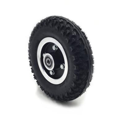 China M10 Rubber Full Wheel 200X50 Solid Wheels For Electric Wheelchair Truck Scooter Trolley Pneumatic Trolley for sale