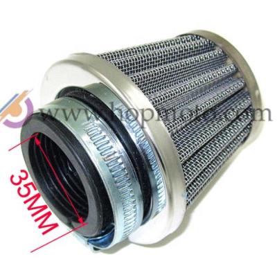 China 110cc 35mm Steel Bike Air Filter Dirt Lug Dirt Pod Pit Bike Pit Bike Filters for sale