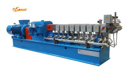 China PA66 / PA6 Double Screw Extruder Machine For 30 % Glass Fiber Reinforced Flame Retardant for sale