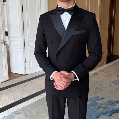 China New Gentleman's Formal Dress Breathable Slim Suit Men's Exquisite High-definition Dress Wedding Suit for sale