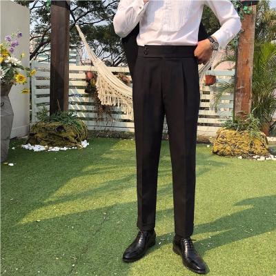 China Factory direct new high quality Asian-n men's luxury casual pants anti-pilling high-waisted colors long pants for sale