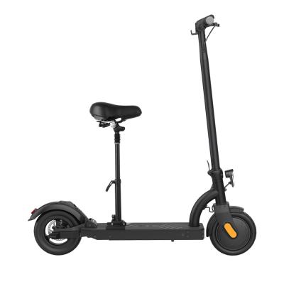 China Black Warehouse 350w Electric Scooter Unisex German Foldable Kick Adult Mini E-Scooter With Seat for sale