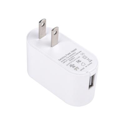 China Level VI Electronics (500ma for option) 5v USB Charger 1a/2a Wall Power Adapter with UL/CUL CE FCC ROHS CB RCM for sale