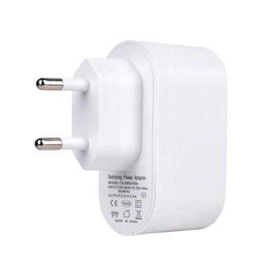 China 5v 2.1a cheap single usb charger EU USA plug for cigarette driver trimmer TQ-0502100u for sale