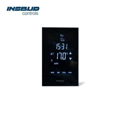 China Programmable or non-programmable 7/5/today underfloor heating touch screen thermostat system for sale