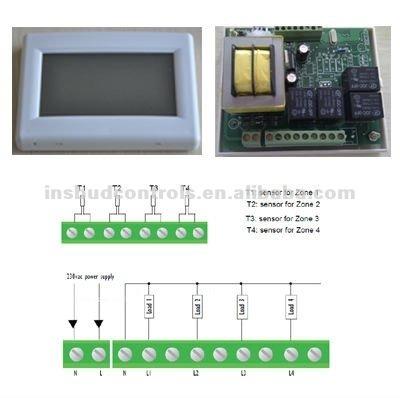 China Household Smart Programming Termostat for Multi Zone Control for sale