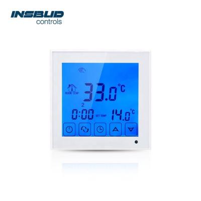 China Large touch screen floor heating system display floor thermostat digital thermostat for sale