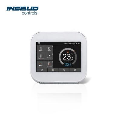 China Temperature Control Adjustable Wireless Touch Screen Underfloor Heating System Thermostat Underfloor Thermostat for sale