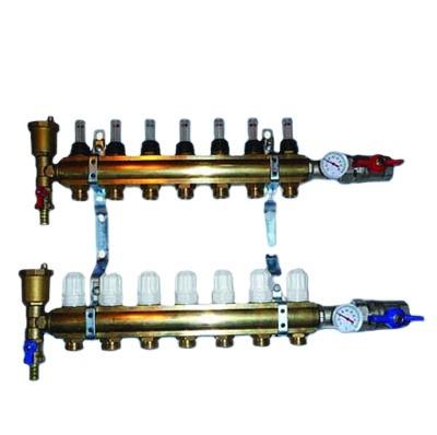 China Copper Floor Heating Systems Type Manifolds for sale