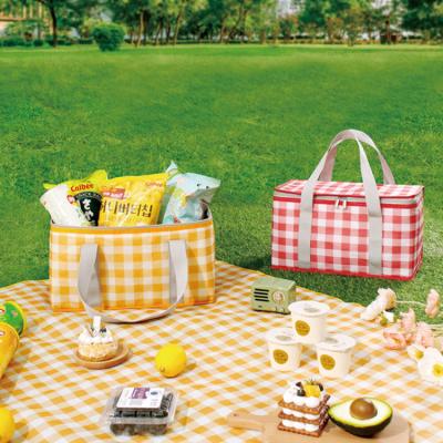 China Custom Waterproof Sublimation Box Cooler Insulated Picnic Bag Lunch Bag For Kids for sale