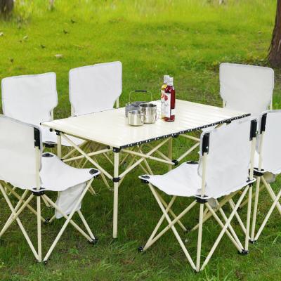 China Lightweight High Quality Portable Folding Picnic BBQ Table And Chairs for sale