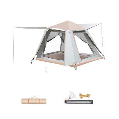 China Diagonal Bracing Type 8-10 Person Camping Tent-Camping 6 Persons Large Tent Double Tents Outdoor Layer for sale