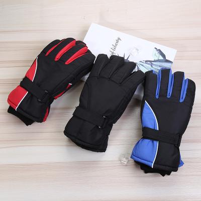 China New Winter Men's Blend Ski Mountaineering Cold Proof Gloves Outdoor Warm Ski Gloves All Finger Knitting Men's Climbing for sale