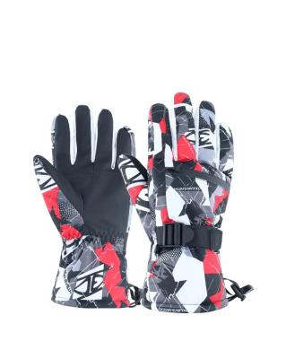 China Women's new winter touch screen ski gloves are flexed and thickened ski gloves for sale