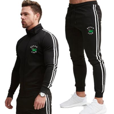 China Breathable Men's Sports Casual Print Set Anzug zum Joggen Suits Man Plain Jogging Sweatsuit for sale