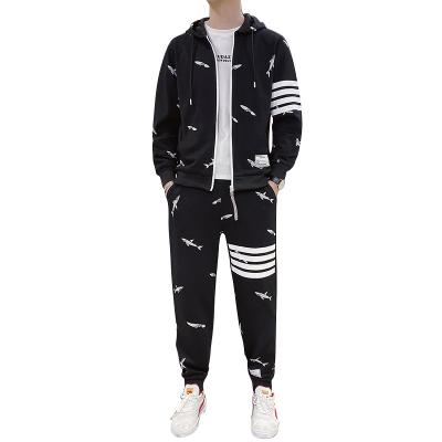 China Leisure Breathable Sports Fashion Long Sleeve Suit Anzug zum Joggen Loose Jogging Suit Man Jogging Sweatsuit for sale