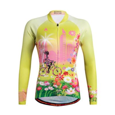 China Long Sleeve Cycling Roupas Tank Top Set Breathable Outdoor Cycling Long Sleeve Cycling Jacket Suit for sale