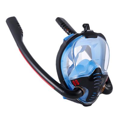 China 2021 Wide View 180 Swimmer Full Face Diving Mask Underwater Swimming Anti Fog Snorkeling For Diving Masks for sale