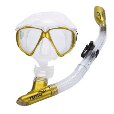 China 180 Wide View Cover Diving Surface Mirror Breathing Tube Anti-Fog Snorkeling Full Dry Set Can Be Myopic Equipment Diving Masks for sale