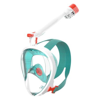 China 180 Wide View 360 Rotating Breathing Tube Snorkeling Apparatus Anti-Fog Fully Dry Snorkeling Masks for sale