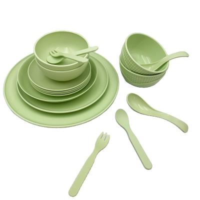 China Sustainable PLA Material Homeware Reusable Dinnerware Set for sale