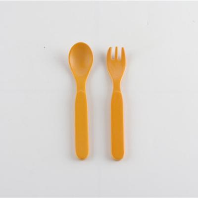 China MLS Sustainable Biodegradable Bamboo Fiber Spoon And Fork For Kids for sale