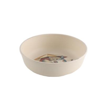 China MLS Eco-friendly Bamboo Fiber Salad Bowl for sale