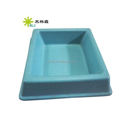 China Sustainable No Pollution Bamboo Fiber Bowl For Pet for sale