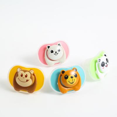 China Cute Panda Cat Soother Infant Supplies Safety Kids Bottle Nipples Silicone Teether Cartoon New Arrival BPA Free Cheap Pacifier Baby for sale