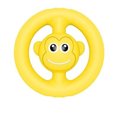 China Hot Screaming Squealing Monkey Gripper Compression Toy Snap Hand Grip Ring silicone fidget toys decompression grip exercise fingers for kids for sale