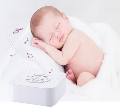 China Sleep Aid Machine Rectangle Baby Toddler Sleep Aid Machine White Noise Therapy 9 Songs With Timer Sleep Night for sale