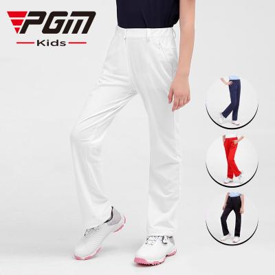 China Quick Dry Anti-wrinkle PGM KUZ108 Kids Golf Pants Soft Comfortable Golf Pants for sale