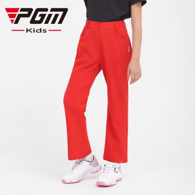 China Quick Dry Anti-Wrinkle PGM KUZ100 Kids Golf Soft Stylish Breeches Girl Golf Pants for sale