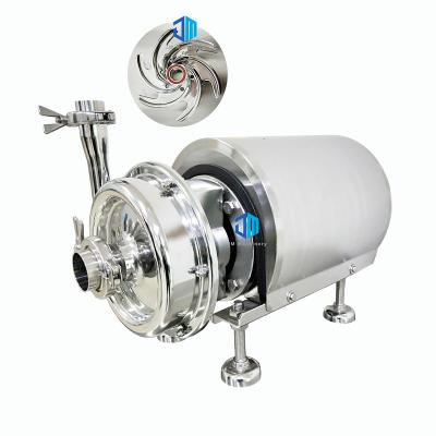 China Developing World Water Solutions Stainless Steel SS304 And Cover Device Sanitary SS316L Dairy Milk Centrifugal Pump for sale