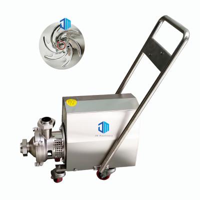 China Explosion Proof Water Solutions Food Grade Wine Beer Horizontal Liquid Transfer Impeller Centrifugal Motor Pump for sale