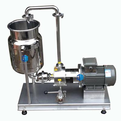 China Liquid SS304 And SS316 Customized Milk Homogenizing Machine In Line High Shear Emulsifying Pump for sale