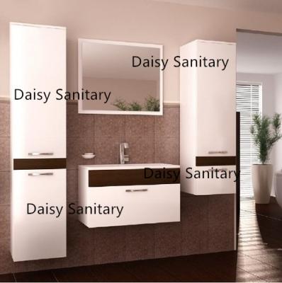 China Grey / White / Black MDF Bathroom Vanity Stain Resistance With High Gloss Finish for sale