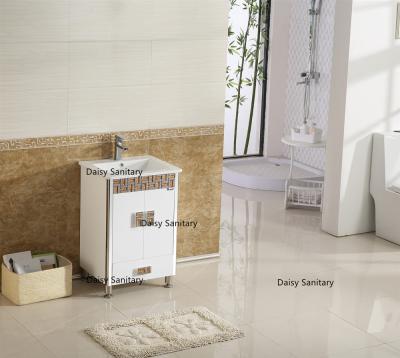 China Modern Luxury Design Small Corner Bathroom Vanity With Atmospheric Patterns for sale