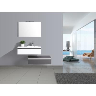 China Wall Hung 100 Inch Bathroom Vanity , Waterproof Small Bathroom Vanities With Tops for sale