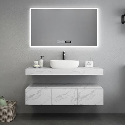 China Hidden Mirror Cabinet Bathroom Wall Vanity , Modern Look Contemporary Sink Vanity for sale