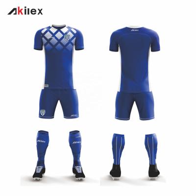 China Wholesale Quick Dry Custom Football Tank Top Soccer Jersey Football Wear Full Football Kits for sale